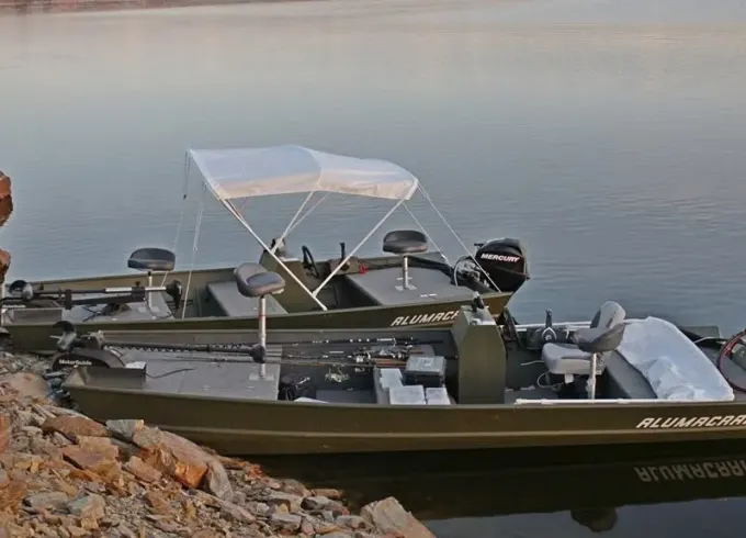 Guided Fishing Trip on 14' Alumacraft in Alcántara, Spain