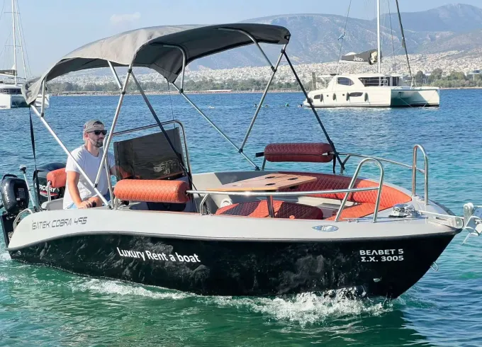 Hire Cobra 495 Powerboat - No License Required In Glyfada, Athens