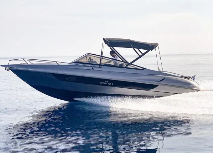 Stylish Cruiser | Zakynthos | 24ft Cranchi Yacht | Around the Island Tour