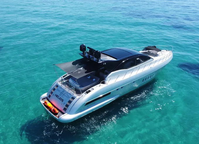 M/Y Hélios Mangusta 72' Power Mega Yacht Rental in Monaco, France
