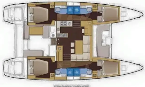 Charter 2014 Lagoon Catamaran in Ilhabela