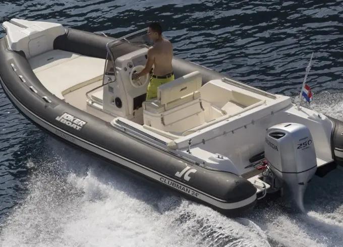 Jokerboat Clubman 24 RIB Rental in Trogir, Croatia