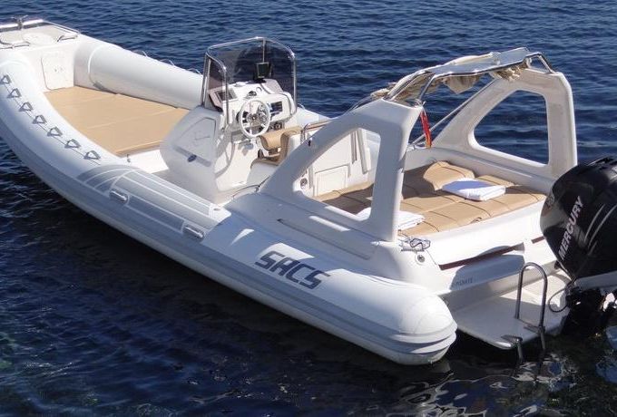 Sacs Dream Lux 25' RIB Boat for Charter in IBIZA TOWN PORT - POSSIBLE BAREBOAT