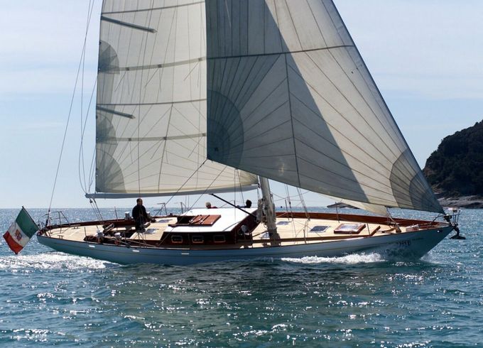 SLOOP BERMUDIEN CLASSIC LAURENT GILES MONOTYPE N°553