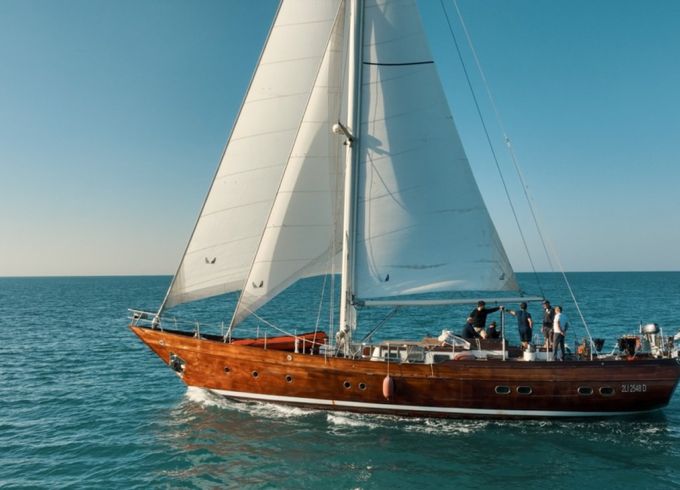 Mostes One Off classic wood yacht