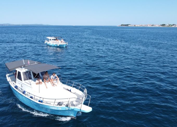 Traditional Dalmatian wooden boat Pasara