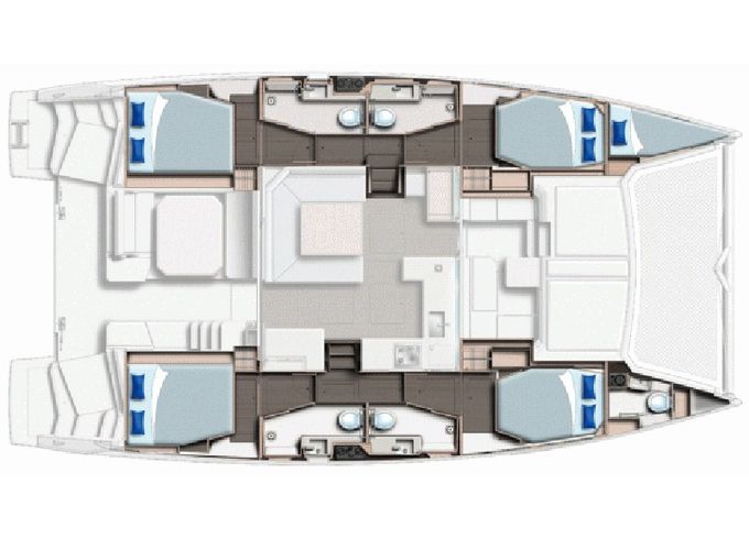 Leopard Catamarans Moorings 4500l/10