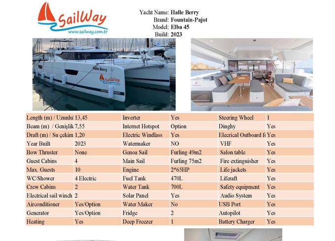 Fountaine Pajot Elba 45