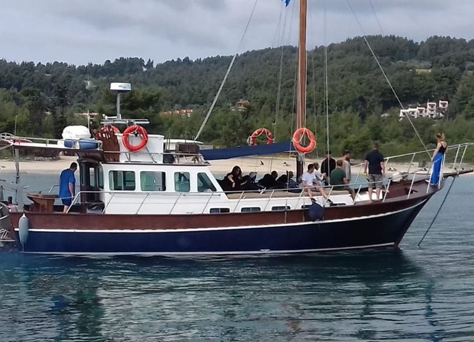 Wooden Sailing Boat