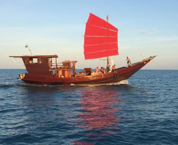 Surat Thani Shipyard Wooden Boat