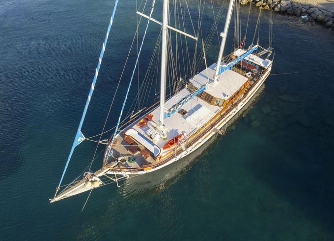 Bodrum Shipyard Turkish Wooden Gulet 98