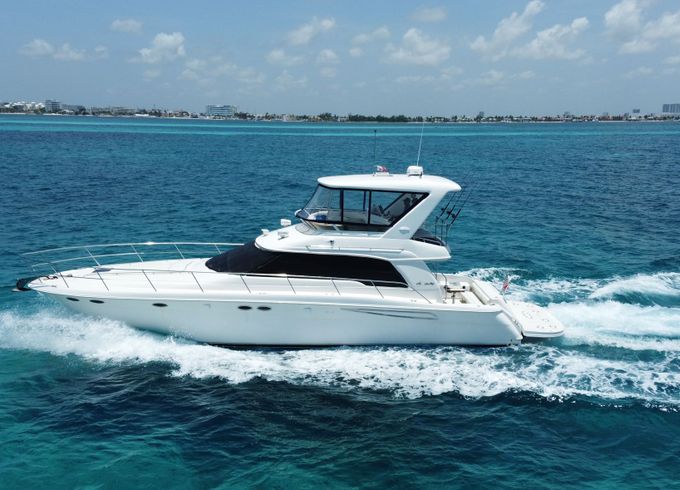 sea ray 480 sedan bridge