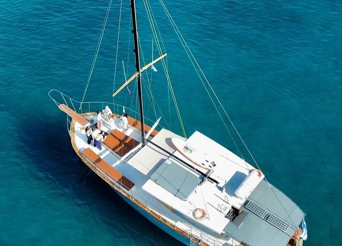 greece wooden luxury motorsail