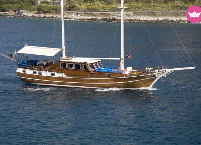 c.n. bodrum zekiye dag -turchia caicco