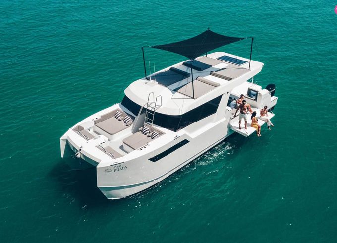 custom built power catamaran 50