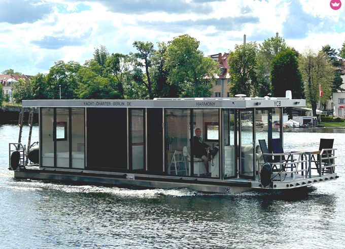 bungalowboot / hausboot trimaran blue x al 100