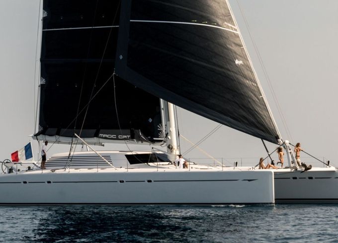 multiplast fast cruising catamaran