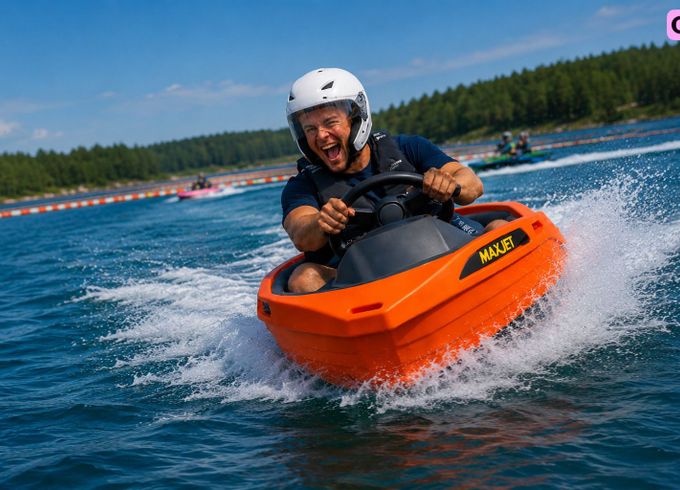 karting sur l'eau aquakarting