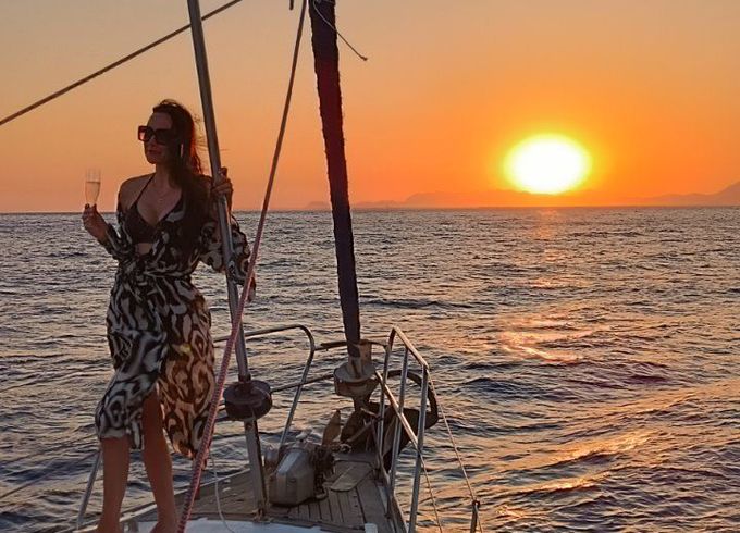 golden sunset cruise nautor swan 60