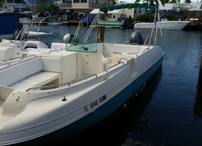 BAYLINER DECK BOAT (Green)