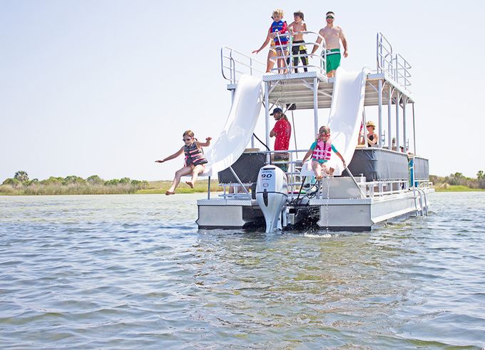 DOUBLE DECKER PONTOON