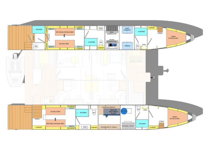 Irina Main Cabin 2 (2 Pax)