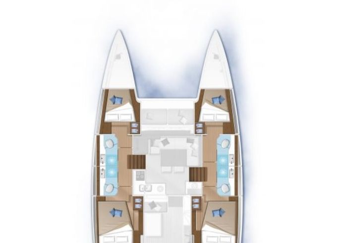 Meliti - A/C & Watermaker & Generator - 4+2 Cabins/4 Heads