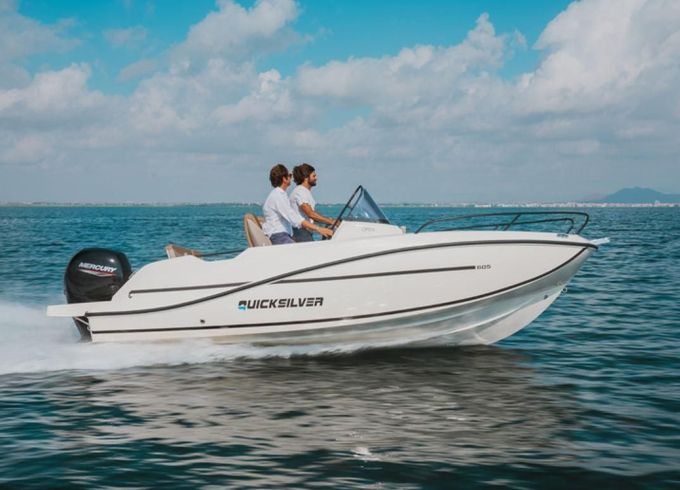 Quicksilver 605 Open med Mercury F150 EF