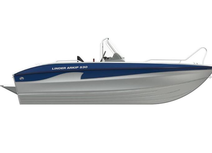 Linder Arkip 530 BR + Pre-Rigg.Yamaha+Garmin 9"