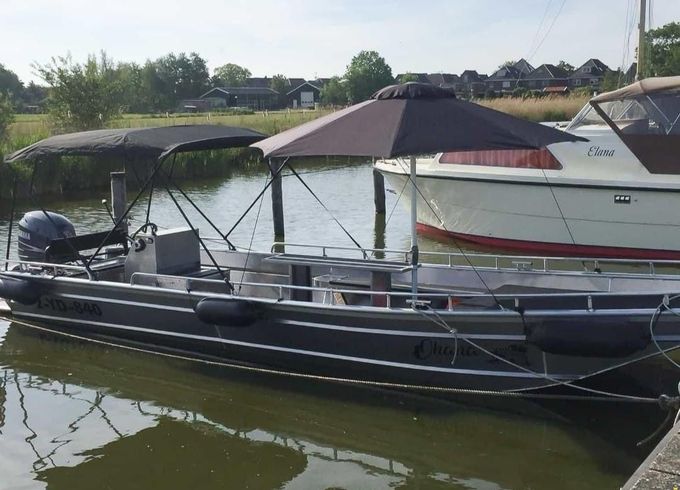 Spaarndammer aluminium platbodem 6.0 Jon