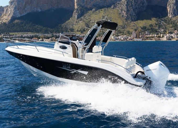Trimarchi Marg 23 + Honda BF150