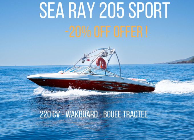 Motorboat Sea Ray 205 Sport 220hp