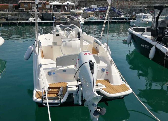 Boat without licence  romar bermuda 570 40hp