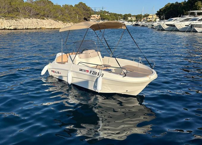 Boat without licence  remus 450 15hp