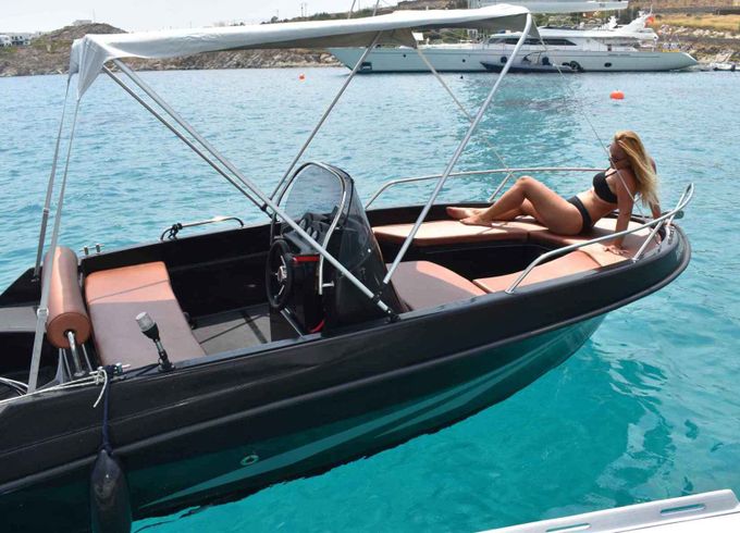 Boat without licence  Crazy Waters 450 LA Black Edition 30hp