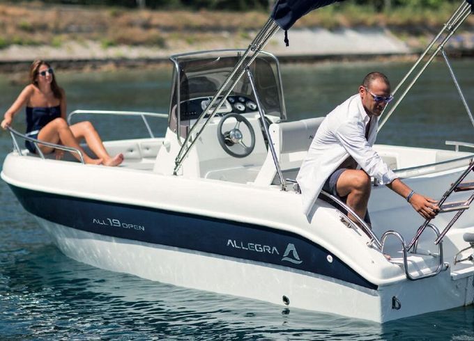 Boat without licence  allegra all 19 open 40hp