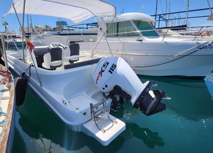Motorboat remus 620 115hp