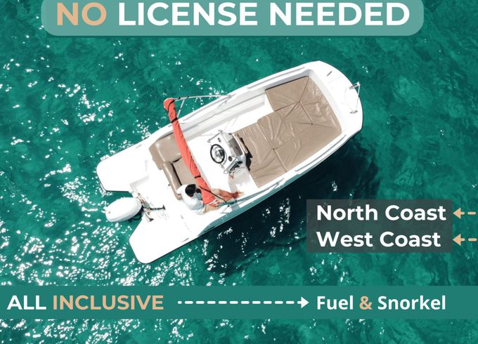 Boat without licence  V2 5.0 15hp
