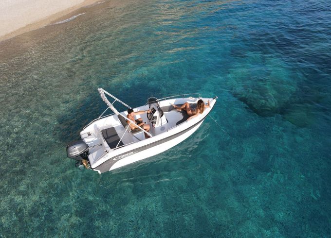 Motorboat poseidon blu water 30hp