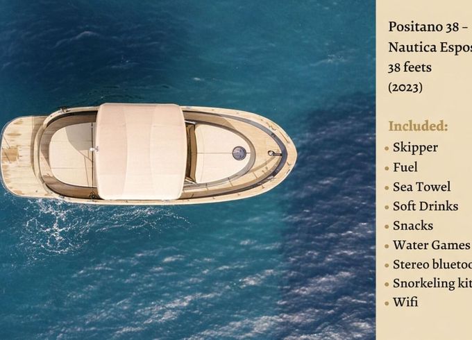 Motorboat esposito Positano 38 370hp