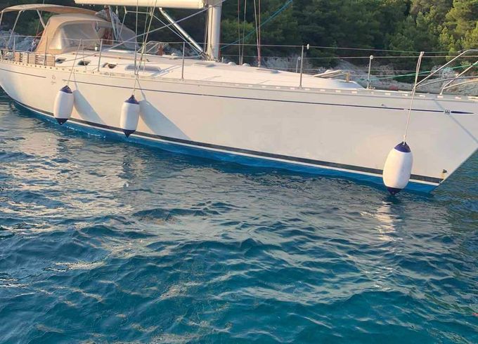 Sailboat Dufour classic 45 14m