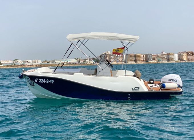 Boat without licence  V2 5.0 15hp