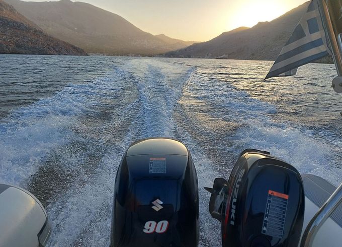 RIB Cabin speed boat- Private Skippered Tour Symi Coral Rent a Boat