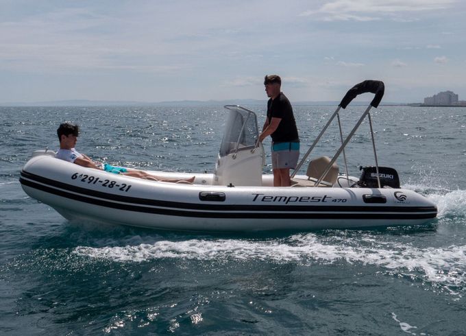 Boat without licence  Capelli Tempest 470 15hp