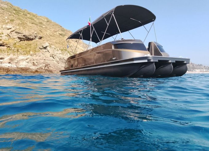 Motorboat Swiss-Boats Pontoon Luxury Boat 150hp