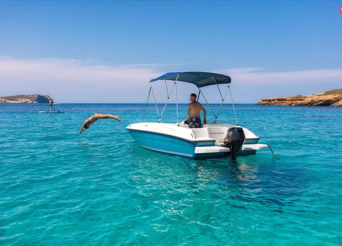 Boat without licence  Bayliner Element 15hp
