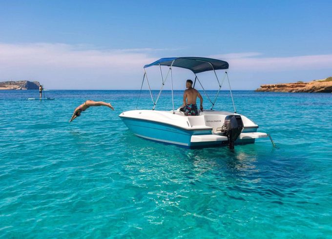 Boat without licence  Bayliner Element 15hp