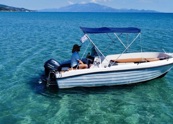 Motorboat Marinco Shipwreck &amp; Blue Caves No License 40hp