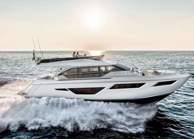 Motorboat Ferretti 500 Fly 1100hp