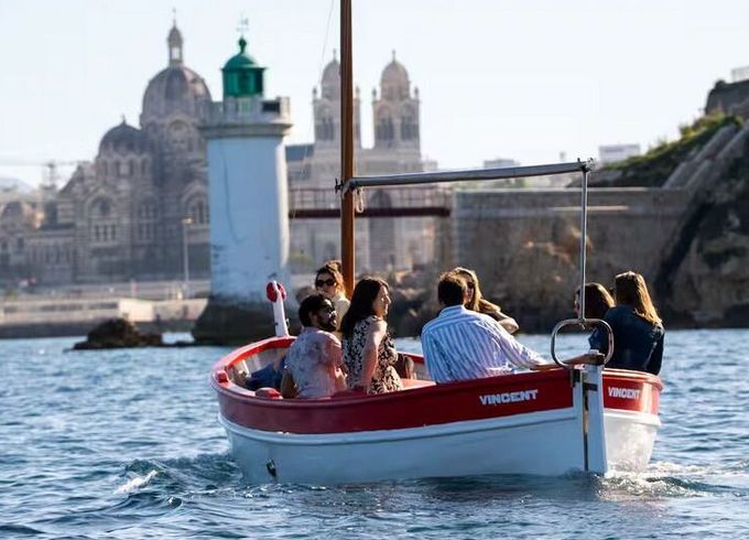 Motorboat Barquette Marseillaise Vincent 35hp